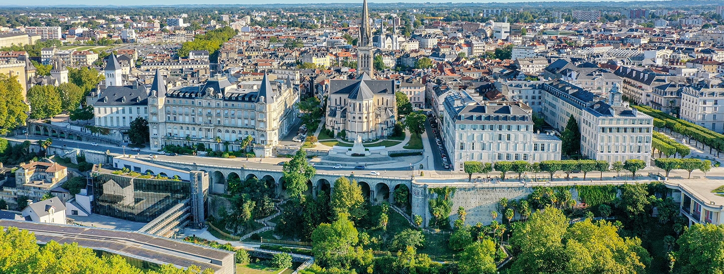 Boulevard des Pyrénées à Pau