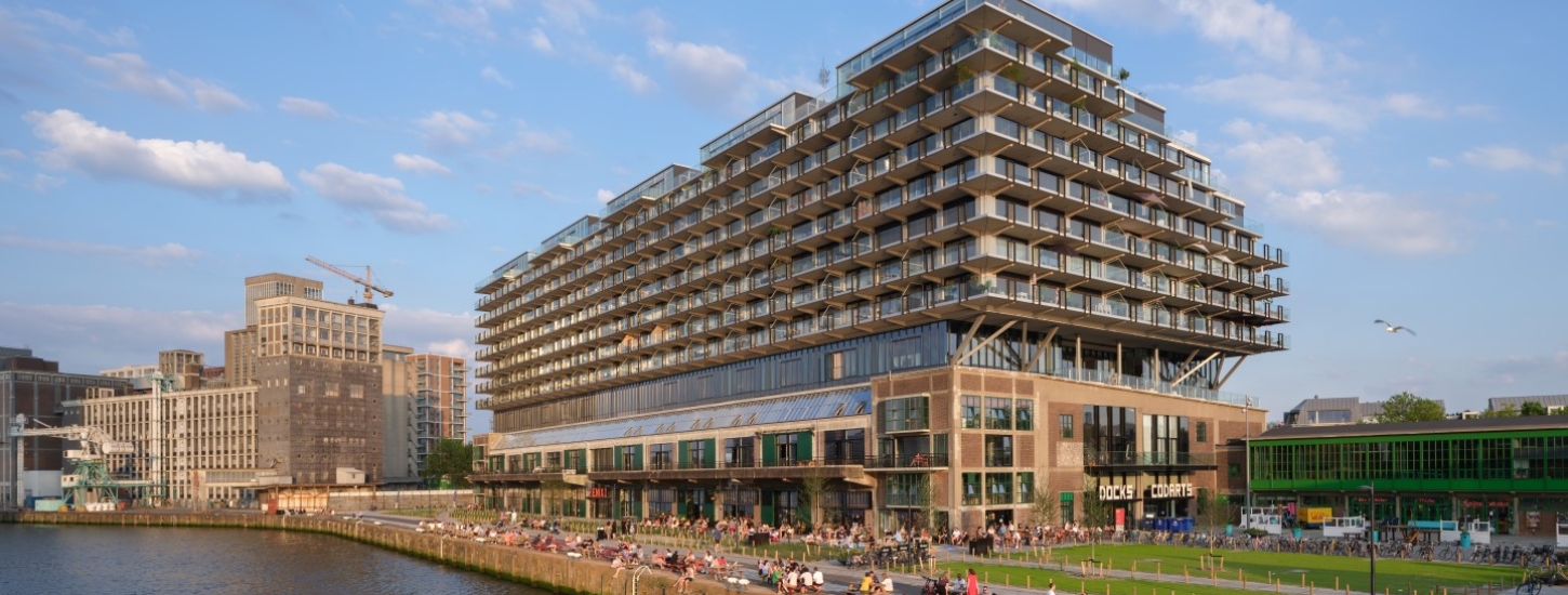 Appartements neufs sur un socle rénové d'activités